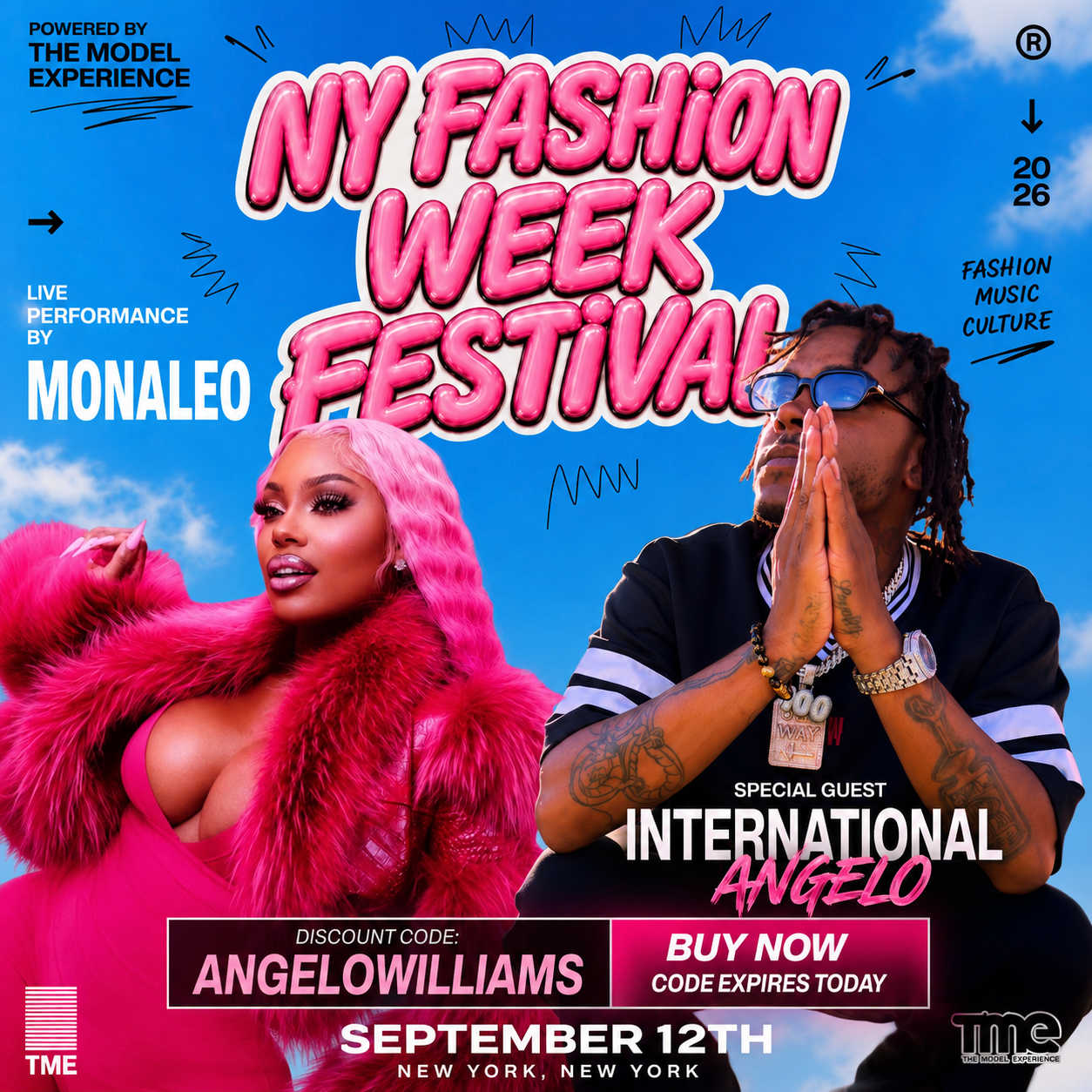 NY Fashion Week Festival — September 12th, New York